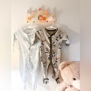 Mickey Mouse Baby Boys’ Sleep n’ Play Pajamas